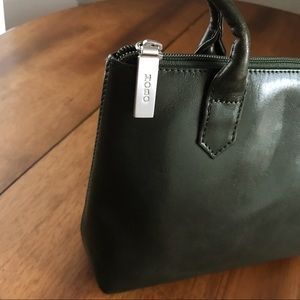 HOBO Dark Green Shoulder/ Baguette Tote Bag